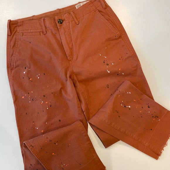 Gap rust colored straight leg khakis - Picture 1 of 4